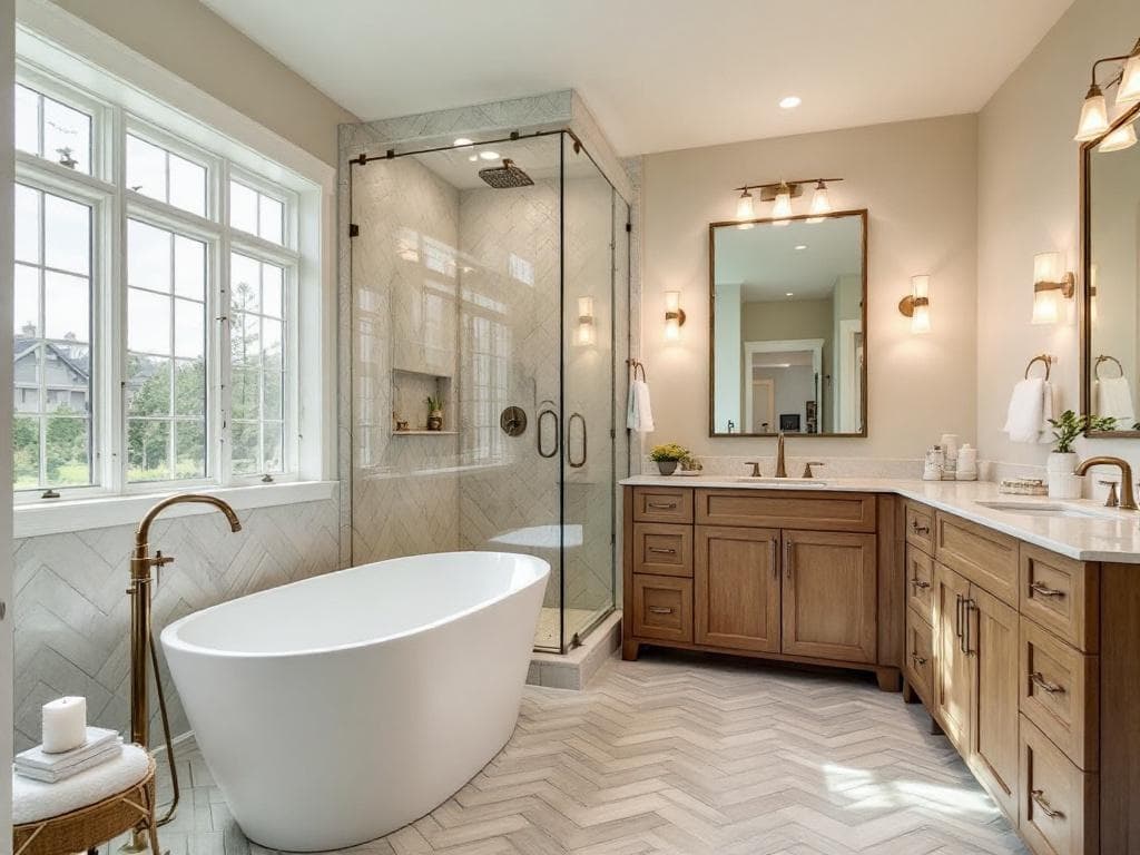 Salle de bain de maître